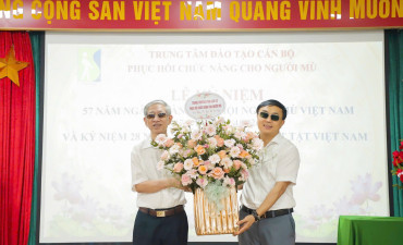 Kỉ niệm 57 năm ngày thành lập Hội Người mù Việt Nam: Hành trình của niềm tin và sự lan tỏa.