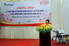 Tôn vinh nữ doanh nhân khuyết tật tiêu biểu thành phố Hà Nội