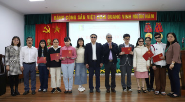 Bế giảng khóa 96 và khai giảng khóa 97 tại Trung tâm Đào tạo cán bộ Phục hồi chức năng cho người mù