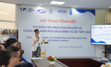 HỘI THẢO TỔNG KẾT THÍ ĐIỂM MÔ HÌNH CHUYỂN ĐỔI VÀ CUNG CẤP MIỄN PHÍ SÁCH ĐIỆN TỬ DỄ TIẾP CẬN
