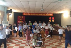Sôi nổi tập luyện văn nghệ chào mừng Lễ kỷ niệm 90 năm Ngày thành lập Công đoàn Việt Nam.