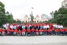 Đoàn thể thao người khuyết tật xuất quân tham dự ASEAN Para Games 11