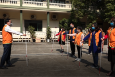 Khai giảng khóa tập huấn đầu tiên về “Kỹ năng sử dụng gậy định hướng” trong khuôn khổ Chương trình "Sáng kiến cây gậy trắng cho người mù Việt Nam"