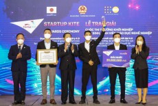 Dự án “Gậy thông minh” đoạt giải Nhất Startup Kite 2021