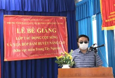 Lễ bế giảng lớp Xoa bóp bấm huyệt  - Tác động cột sống K84 tại Nha Trang, Khánh Hòa 